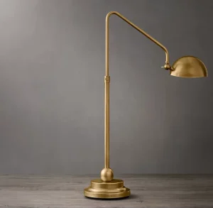 Vintage Decorative Table Lamp Reading Lights Bedside Table for Home Office Bedroom Gold Brass Light