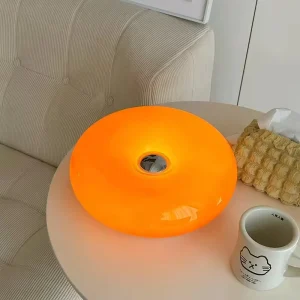 Vintage Donut Medieval Style Low Voltage Universal Voltage Wall Lamp Bedroom Touch Control Dimmable Decoration