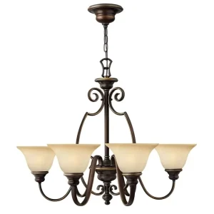 Vintage Style Chandelier Luxury Hanging Pendant Elegant for Decor Usage