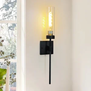 Vintage Wall Lamp Villa Glass Wall Sconce Cabinet Light Bedside Lighting
