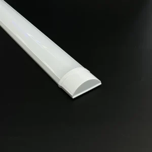 W1.2m*70mm Curved Steel LED Light Kit Housing Shell Purification Fixture Milky Diffuser Cover Dimmable High CRI 80 Food Factory