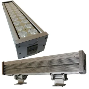 W112xH98mm Customizable Length Aluminum LED Wall Washer Stage Light Bar for Outdoor Facade Lighting DMX512 WiFi Control