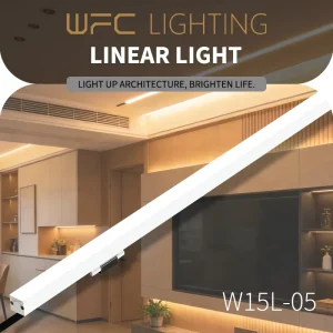 WFC Lighting Linear Lighting Expert 12W Amber DMX512 DC24V Aluminum Alloy Architectural Linear LED CRI90 2 Year Warranty for
