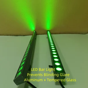 Wall Grazing Tiltable ±20° Anti glare Shield Honeycomb Louvre Add Visor LED Wall Washer with DMX WiFi Control IP67 Waterproof
