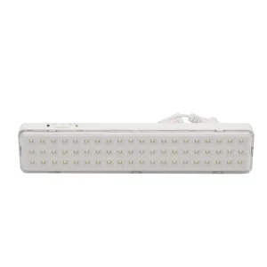 Wall LED 60pcs Non maintained Anti Fire ABS With Plug Strong Weak Brightness Rechargeable Battery Emergency LED Wall Lights