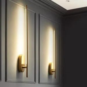 Wall Lamp Indoor Use Minimalist Linear Light Nordic Simple Bedside Hotel Bedroom Mirror Front LED Light
