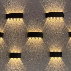 Wall Light Simple Bedside IP65 Exterior Waterproof Garden Aluminum Modern LED Wall Lamp Outdoor