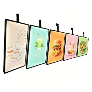 Wall Mounted Advertising Light Box Pro with Pre Drilled Holes Easy Install System for Retail Store Front Display Signage