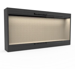 Wall Mounted Customized Museum Display Hanging Cabinets LED Lighting for Eco Friendly Floor Ceiling Exhibition Showcases
