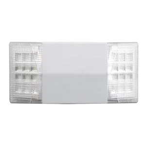 Wall Mounted Dual Head LED Emergency Light 2x3W 3.7V Battery Backup 1.2H Runtime CE RoHS IP30 Rated