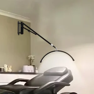 Wall Mounted Half Moon Lamp Photographic Fill Light LED Ceiling Light for Barbershop Eyelashes Nail Tattoo Beauty Salon