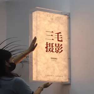 Wall-mounted Light Box Shop Sign Custom LED Light Sign Custom-made Light Boxes