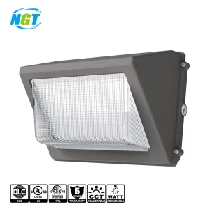 Wallpack 48W 150W 5CCT Power Adjustable IP65 Fixture House Exterior Lamp Outdoor Public Lighting Led Wall Lights