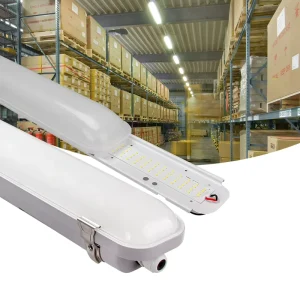 Warehouse 4FT 40W 50W 60W LED Linear Light Hanging IP66 Batten Light Tri-Proof Lighting Fixture for Warehouses