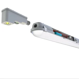 Warehouse Batten Tri Proof Light Anti Glare Solid Ip65 Waterproof Slats Led Linear Tri proof Light Lamp Fixture for Corridor