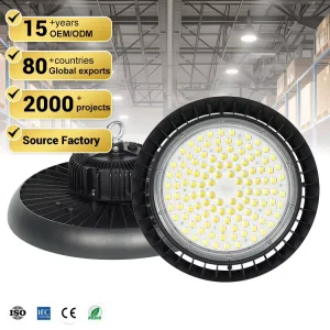 Warehouse Commercial Industrial Supermarket Die cast Aluminum 100W 150W 200W LED UFO High Bay Light