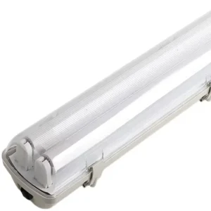 Warehouse IP54 20W 30W 1x18W 2x18W Weatherproof Batten Lamp Basement Car Parking Lot Light Waterproof LED Linear Triproof Light
