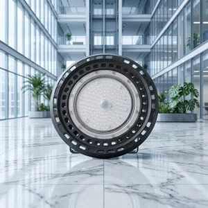 Warehouse Industrial Energy Saving IP66 Aluminum UFO High Bay Light 6500K 100lm/W