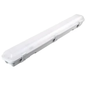 Warehouse Industrial Suspended Ceiling Triproof Light Fixture 4ft 40W 60W IP65 Aluminum LED Batten Linear Tri-proof Light