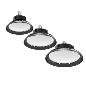 Warehouse Industrial UFO High Bay Light IP65 Rated 5000K Daylight 100W 150W 200W Aluminum Housing