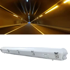 Warehouse Linear 2ft 4ft 8ft LED Garage Tube Light Vapor Tight Waterproof Dimmable IP66 Tri-proof Light 3500K/4000K/5000K