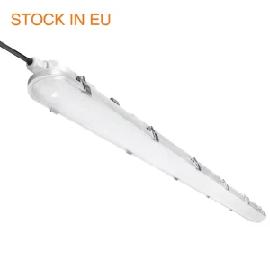 Warehouse Tri Proof Light Anti Glare Solid Ip66 Waterproof Decorative Slats Plastic Led Tri proof Light Fixture for Corridor