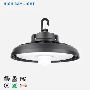 Warehouse UFO High Bay Light 100W 300W Industrial Grade IP65 Rating DLC ETL CE Certified 5 Year Warranty 50000