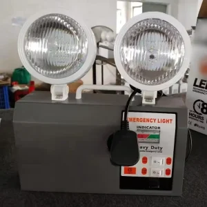 Warning Stairwell Dual Lamp Emergency Lighting Battery Emergency Light