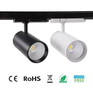 Warranty Aluminum Modern COB LED Track Light Spotlight 15W 20W 30W 35W Supermarket Use