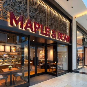 Water Resistant Dimmable PVC LED Channel Letter Bending Machine Office Custom Illuminated Signage Retail Shop