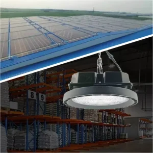 Waterproof 500W 1000W Lamp Intelligent Remote Solar Indoor Light for Ceiling Outdoor Garden House Restaurant