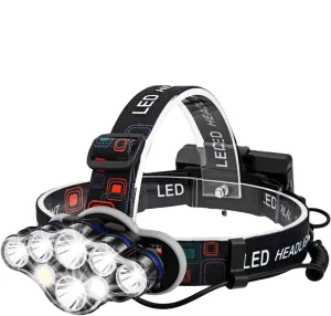 Waterproof Cob Red Safety LED Bike Headlamp for Emergency Use