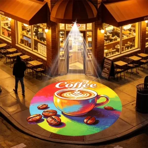 Waterproof Customized Logo Advertising Projector 40W 400W Indoor Outdoor Laser Lights