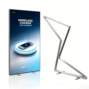 Waterproof Foldable Advertising Light Box High Brightness Outdoor Display Rust Resistant Aluminum Frame for Trade Show Booth