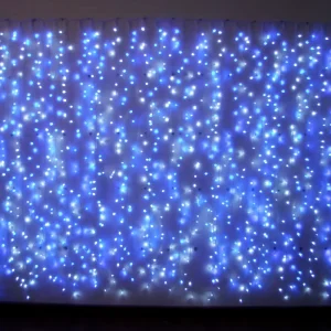 Waterproof IP65 Outdoor Indoor Use Commercial Professional Grade Project LED Christmas Lights Curtain Connectable
