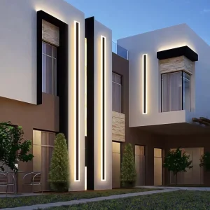 Waterproof IP65 Outdoor Long Strip Linear LED Wall Light
