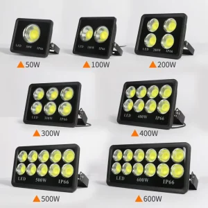 Waterproof IP66 Aluminum High Power COB Flood Light Security LED Stadium Sport Tennis Court Factory Led Flood Light Outdoor
