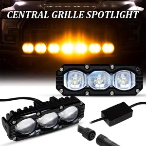 Waterproof IP67 15W 18W Aluminum Alloy Truck LED Central Grille & Marker Spotlights Universal Fit