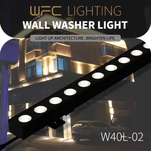 Waterproof IP67 36W LED Wall Washer Linear Lamp Aluminum Color Changing Outdoor RGB DMX with 3 Year Warranty