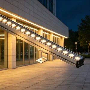 Waterproof IP67 Outdoor Linear LED High Brightness DC24V 6000K Daylight Aluminum Landscape Decorative Architecture Wall Washer