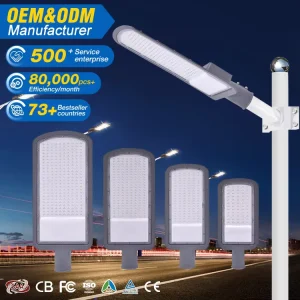 Waterproof Ip66 Outdoor 3030 Smd Aluminium 50W 100W 150W 200W Led Street Light