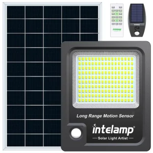 Waterproof LED Security Lights Commercial Outdoor Solar LED Flood Light with Remote Control