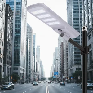Waterproof Outdoor IP65 Road Lamp Aluminium Streetlight 100W 150W 200W All in One Integrated LED Solar Street Light