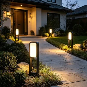 Waterproof Outdoor LED Garden Light Aluminum 3000K Warm Light Villa Park Landscape Green Belt Corridor Lighting Lawn Light