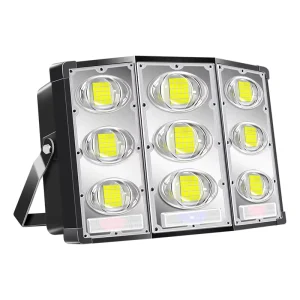 Waterproof Outdoor Remote Control Aluminum Smd 50w Led Solar Flood Light 300w Solar Power Led Flood Light