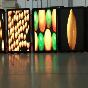 Waterproof Outdoor Street Pole LED Screen Digital Billboard LED Banner Light Pole LED Display
