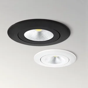 Waterproof Recessed COB Spotlight Adjustable warm white LED Ceiling Light Recessed CCT LED Downlight