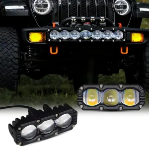 Waterproof Truck LED Light Car Decorative Lamp Amber Marker Light for Truck Trailer Buses Central Grille Spotlights