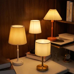Wedding Reception Centerpieces Light Luxury Bedside Lamp for Hotel Home Office Bulk Order Discount Cordless Rechargeable Lamp