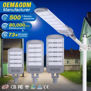 Well Price High Power Outdoor Waterproof Ip66 Aluminum+Pc 100 150 200 250 300 Watt Led Street Light